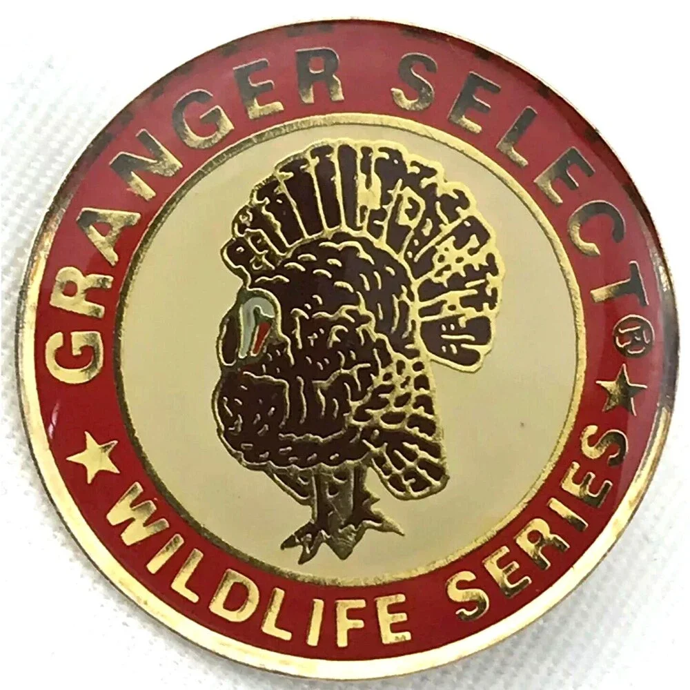 Granger Select Vintage Pin Brooch Wildlife Series Turkey